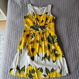 Sleeveless floral summer dress